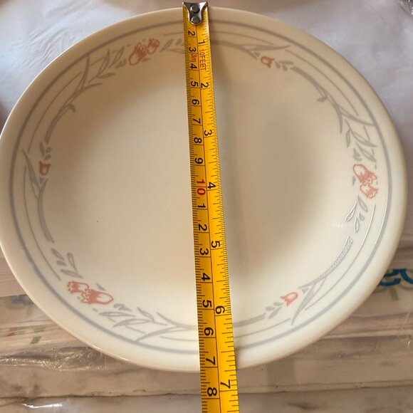 Corelle By Corning 4 Bread & Butter Plates 6.5" Floral Tulip Rose Pattern lot B - Picture 5 of 5